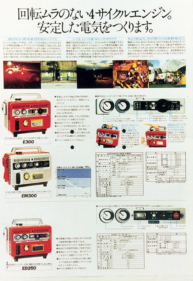Honda e300a generator service specifications #4
